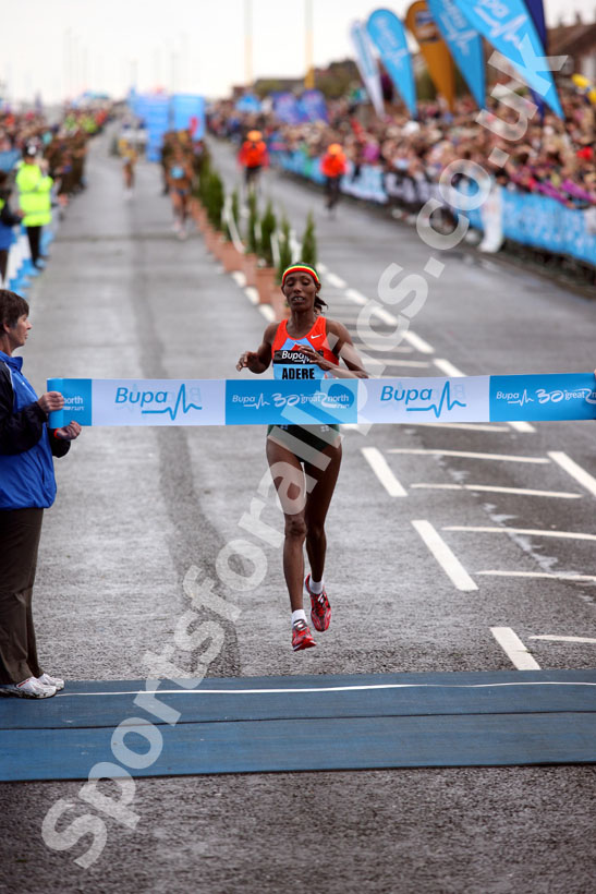 2010 BUPA Great North Run winner Adere